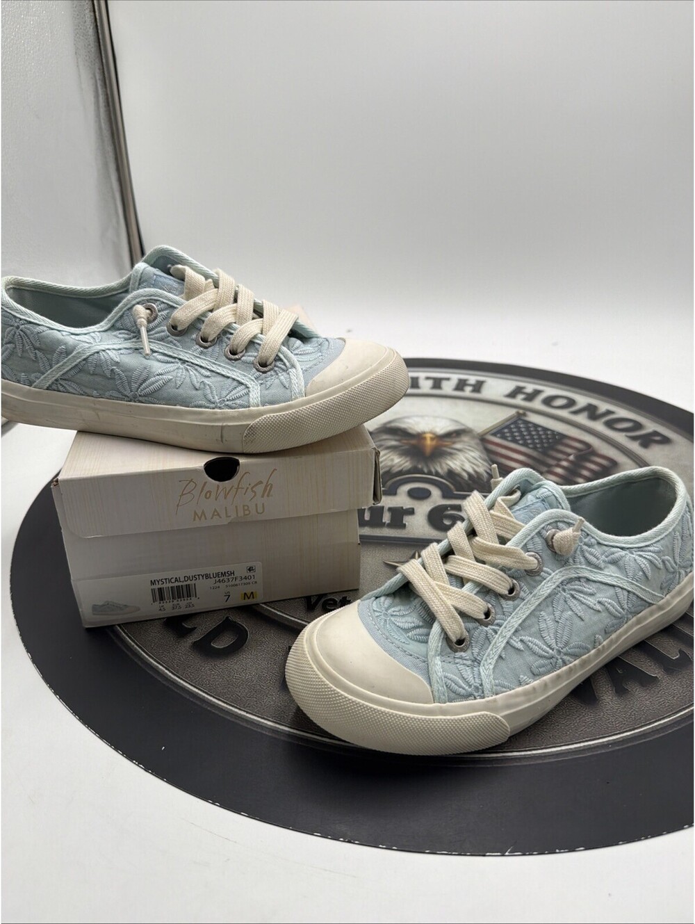 Blowfish Malibu Mystical Dusty Blue Size 7 M